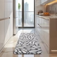 thumbnail image 4 of Light Dark Floral Burst Pattern Kitchen Rug Mat,Kitchen Runner Rugs Non Skid Washable,Decorative Kitchen Floor Mats for Kitchen,Sink,Laundry,17"x47.2", 4 of 7