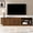 Antique brown, variant on U-Can Modern TV Stand, for the living room or home, Open Center Drawers, Smooth-Gliding Drawers, Hidden Sliding Storage