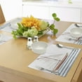 thumbnail image 4 of Ambesonne Saying Place Mats Set of 4, Sailing Theme Boat Waves, Standard Size, Cinnamon Pale Blue, 4 of 6