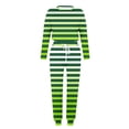 thumbnail image 4 of Puntoco Traje Casual Con Cordón Y Cuello Redondo De Manga Larga Con Estampado Holgado A La Moda Para Mujer Verde L, 4 of 5
