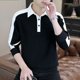 thumbnail image 2 of Jersey holgado, nuevo polo coreano de otoño para hombre, camisetas de diseñador XL, tendencias de moda 2024, camisetas de calle, sudaderas masculinas de alta marca, 2 of 5