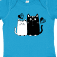thumbnail image 4 of Inktastic Valentines Day Cat Couple Girls Baby Bodysuit, 4 of 5