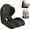 Black, variant on Ergonomic Memory Foam Seat Cushion with Lumbar Support, 5-Zone Contour Design, Relieve Pressure, Holds 220 lb, Thick Padding for Office Chair Car Seat