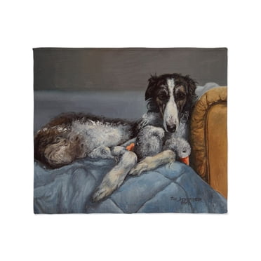 CafePress - Borzoi Throw Blanket - Soft Fleece Throw Blanket, 50"x60" for All Ages