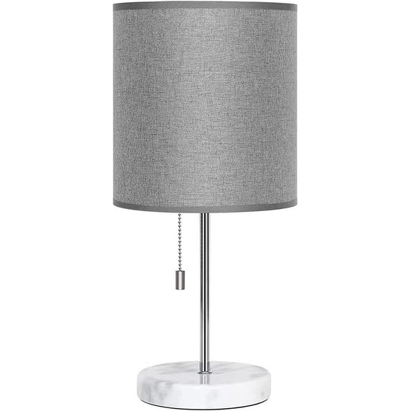 Small Bedside Lamp Table Desk Lamp Beside Nightstand Reading Light Marble Base