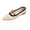 Beige, variant on Women's Ballet Flats Breathable Knit Slip On Comfortable Pointy Toe Walking Shoes with Arch Support Insole for Work,Black Size 38