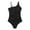 Black, variant on Summer Bathing Suit for Women One Piece Plus Size Swimsuit for Women Swimsuit Halter Plunge V Neck Monokini Ruched Tummy Control Suits Tropical Swimwear Suits
