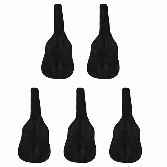 5pcs 38Inch Guitar Bag Oxford Cloth Shoulder Gig Bag Case with Pocket Guitar Parts & Accessories