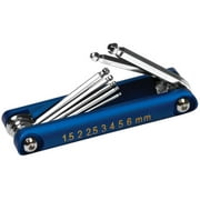 Performance Tool Metric Aluminum Hex Key Set - Sizes: 1.5, 2, 2.5, 3, 4, 5, 6 and 8 MM, 1 each, sold by each
