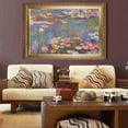 thumbnail image 4 of Claude Monet Art Reproduction Monet Water Lilies 1916 Paintings Giclee Canvas Prints Wall Art for Home Decoration Framed Ready to Hang, 4 of 4