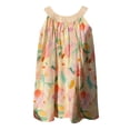 thumbnail image 1 of LUOGENLI Robe Fillette Tout-Petits Sans Manches à Imprimés de Fleurs Robe de Fête Robe de Danse Vêtements Robe Maxi pour Filles 2025 Petite 4-5 Ans, 1 of 5