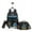 Black Rocket, variant on Kids Rolling Backpack for School Boys with Wheels Roller Backpacks with Lunch Box Pencil Case for Ages 8-10