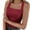 Wine, variant on Admvng Womens Tank Tops Solid Square Neck Summer Leisure Sleeveless Slim Tank Tops Admvng S-2XL