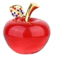 thumbnail image 2 of 1Pc Crystal Apple Figurines Simulation Apple Sculpture Figurines Apple Gift Glass Art Craft for Home Decoration (Random Color Crystal ), 2 of 8