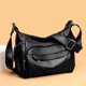 thumbnail image 4 of Bolso de mano de piel auténtica suave de alta calidad para mujer, bolso de mano de lujo de diseñador, bolso cruzado con múltiples bolsillos para mujer 2023 CowhideSac, 4 of 5