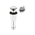 thumbnail image 1 of PARLOS Pop Up Sink Drain Stopper With Hair Catcher Strainer & Overflow For Bathroom Sink Vessel, 1 of 4