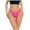 Hot Pink, variant on COMVALUE Sexy Lace Thongs Breathable Seamless Underwear for Women Comfortable V-waisted Soft Panty 1 Pack (Light Green, S)