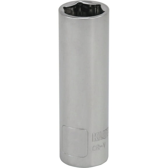 Klutch Deep Socket, SAE, 3/4in., 3/8in.-Drive, 6-Pt.