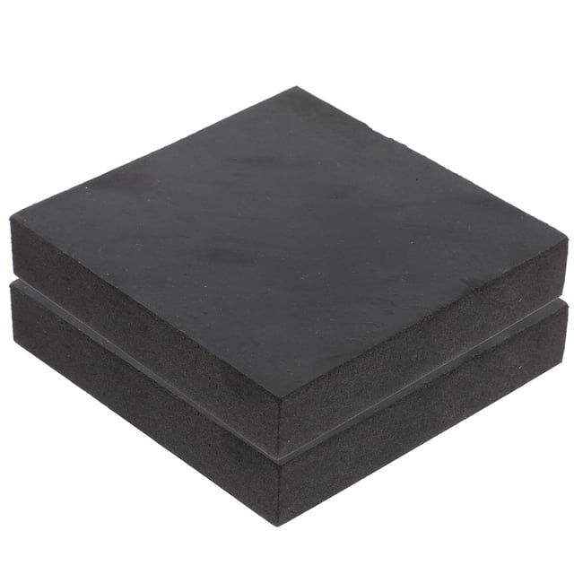 KAKOWELY rv leveling blocks 2pcs RV Leveling Block Flex Pads Non-Slip Travel Trailer Pads Stabilizing Anti-Vibration Rubber Camper Pads RV Jack Pads for Bridge Railway