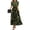 Army Green#299, variant on Church Dresses for Women 2026 Spring Summer Vintage Short Sleeve Floral Maxi Dress with Bow Belt Casual Fashion Elegant Teacher Dresses Green S