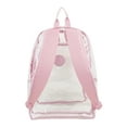 thumbnail image 2 of Eastsport Multi-Purpose Clear Backpack with Front Pocket, Adjustable Straps, Rose Sand, 2 of 7