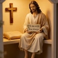thumbnail image 6 of Miniature Hand Painted Religious Model Resin Desk Companionship Figurine Christian Providing Daily Spiritual Comfort, 6 of 8
