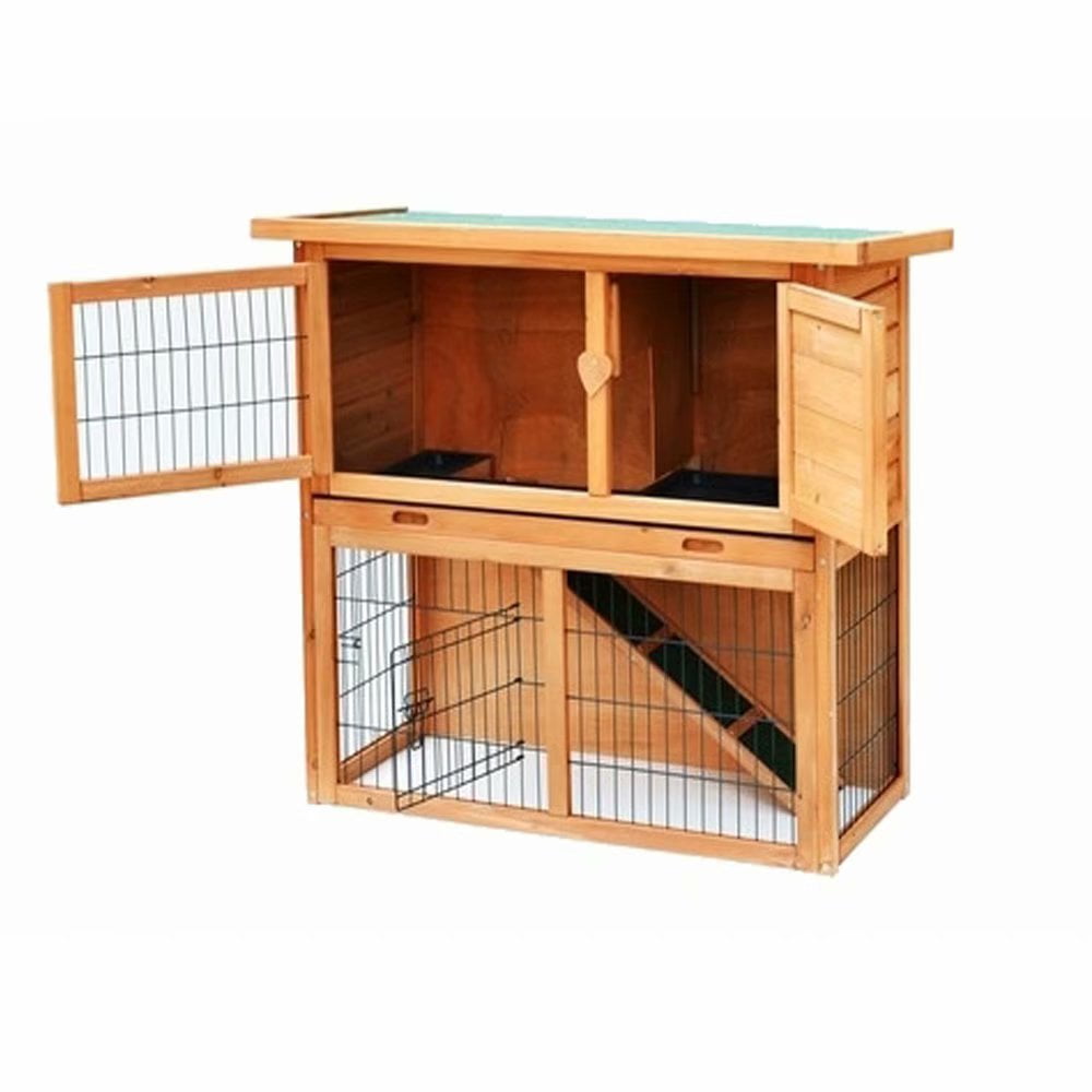 two tier rabbit hutch