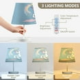 thumbnail image 4 of Cute Unicorn with Moon Desk Lamp LED Table Nightstand Lamps with 3 Color Temperatures for Home Bedroom Living Room Decor 6x11, 4 of 8