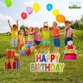 thumbnail image 2 of Yard Signs Yard Expressions Happy Birthday, 4 unidades con estacas, 2 of 8