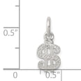 thumbnail image 2 of Beautiful Sterling Silver Dollar Sign Charm, 2 of 2
