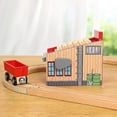 thumbnail image 4 of Wooden Train Track, Lumberyard Scene Accessories, Loading Machine, Children's Toys, 4 of 5