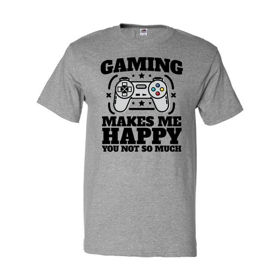 Inktastic Gaming Makes Me Happy T-Shirt