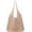 B Beige White, variant on Crochet Tote Bag Women Knit Shoulder Bag CrossBody Purse Cute Satchels Hobo Bags Tote Handbag Travel Summer Beach Bag