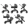 thumbnail image 5 of Evenflo Pivot Xpand Modular Travel System with LiteMax Infant Car Seat with Anti-Rebound Bar (Sabino Gray), 5 of 5