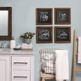 Stratton Home Decor Set of 4 Bathroom Wall Art - Walmart.com