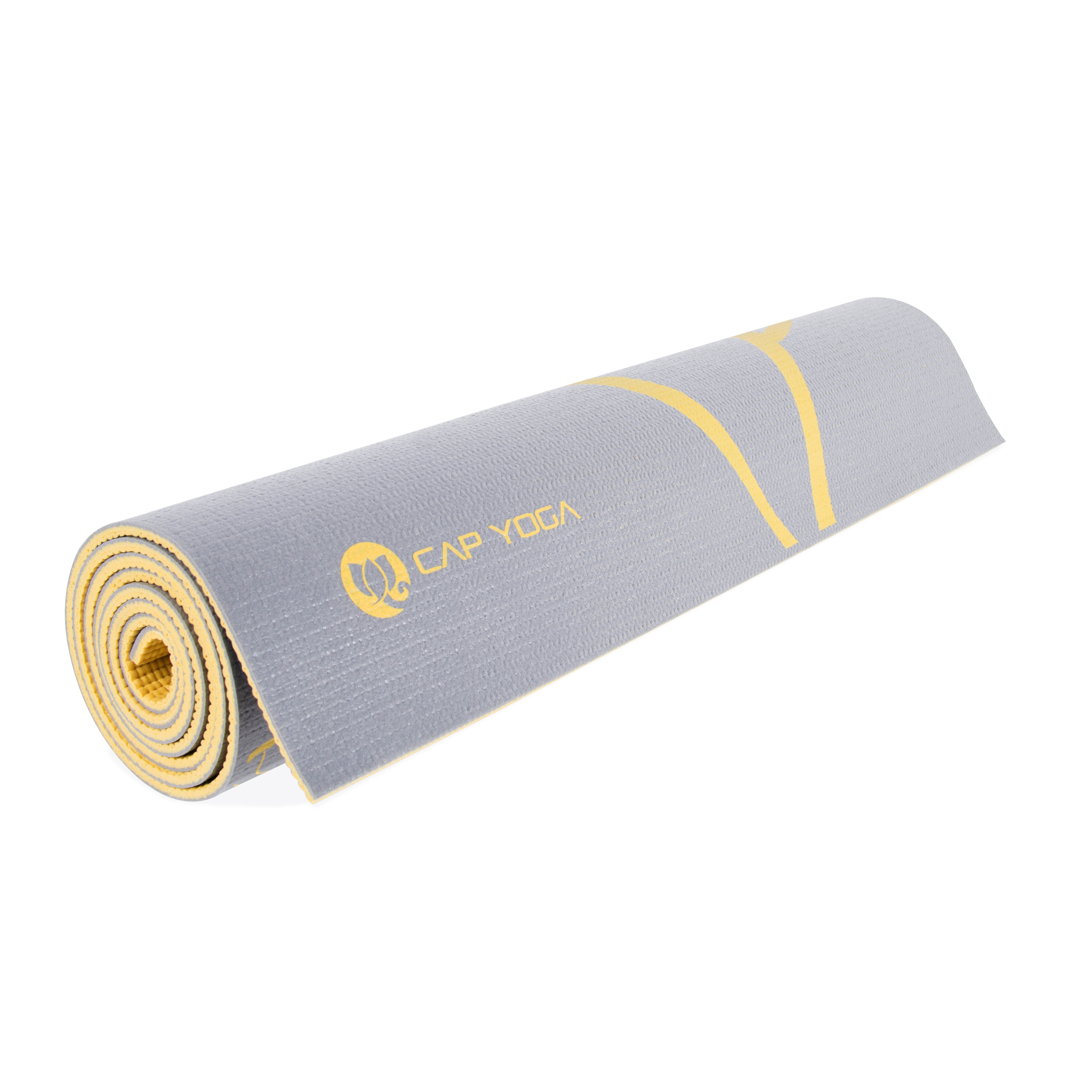 CAP Yoga Reversible Yoga Mat, 5mm with Carry Strap, Dahlia and Ginkgo - image 5 of 5