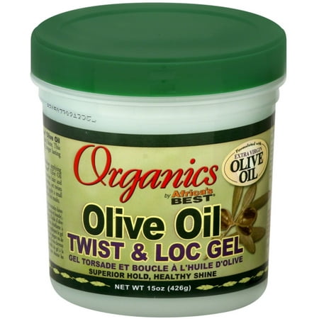2 Pack - Africa Best Organics Olive Oil Twist & Lock Gel 15 (Best Organic Baby Hair Gel)