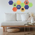 thumbnail image 2 of 4pcs Hexagon Felt Message Board Photo Display Board Felt Wall Display Board, 2 of 9