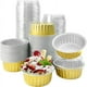 thumbnail image 4 of Zhuge Paquete de 100 mini moldes desechables para pasteles, moldes pequeños para hornear pasteles de 3,3 x 3,3 pulgadas, recipientes para pasteles individuales (negro), 4 of 5