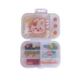 thumbnail image 2 of QTOCIO Organization And Storage, Portable Household Divider Box Travel Business Mini Small Box Storage Box Transparent Box Cute Storage Box, 2 of 5