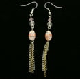 thumbnail image 2 of Mi Amore Drop-Dangle-Earrings Silver-Tone/Gold-Tone, 2 of 5
