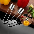 thumbnail image 5 of Red Bell Pepper Seed Corer, Stainless Steel Fruite Corer, 2025 New Apple Corer Tool, Kitchen Gadget for Removing Fruit & Vegetable Cores,Silver A,2PCS, 5 of 13