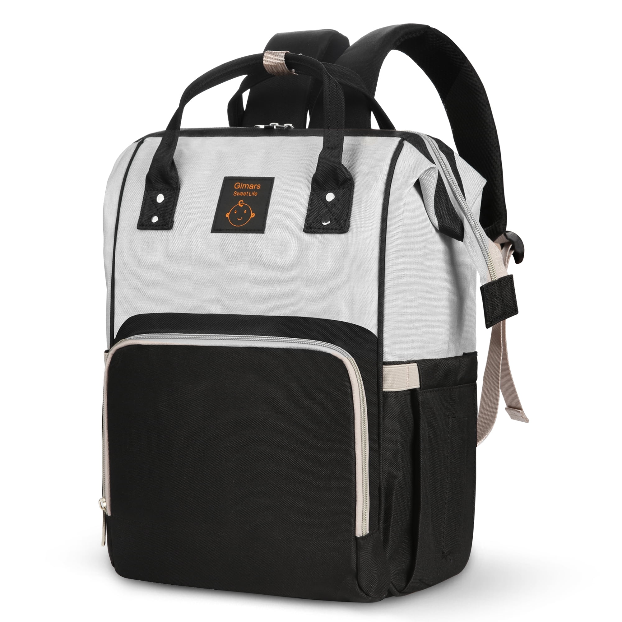Gimars Insulated Pockets Waterproof Adjustable Shoulder Straps Backpack Diaper Bags, Multi-color