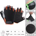 thumbnail image 1 of Guantes de medio dedo para deportes, manoplas antideslizantes para gimnasio, bicicleta, entrenamiento físico, ejercicio, levantamiento de pesas, ciclismo al aire libre Fivean Guantes deportivos, 1 of 2