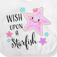 thumbnail image 4 of Inktastic Wish Upon a Starfish- Cute Boys or Girls Baby Bib, 4 of 4