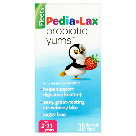 Fleet Pedia Lax probiotique Yums comprimés à croquer Compléments alimentaires, 30ct