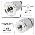 thumbnail image 3 of OULII 1Pcs Compression Plug Aluminum Alloy Silver Bicycle Fork Accessory for Cycling, 3 of 8