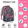 thumbnail image 6 of Collegiate Hawaii Tropical Wind Palm Leaves Print Backpack: Spacious & Lightweight Laptop Daypack for Students, Perfect Bookbag for Campus Commute, An Ideal Gift for Women and Men for School, 6 of 6