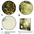 thumbnail image 3 of Designart "Vintage Bamboo Jungle Scene" Floral Framed Wall Art - Green Bamboo Entryway Framed Wall Art, 3 of 6