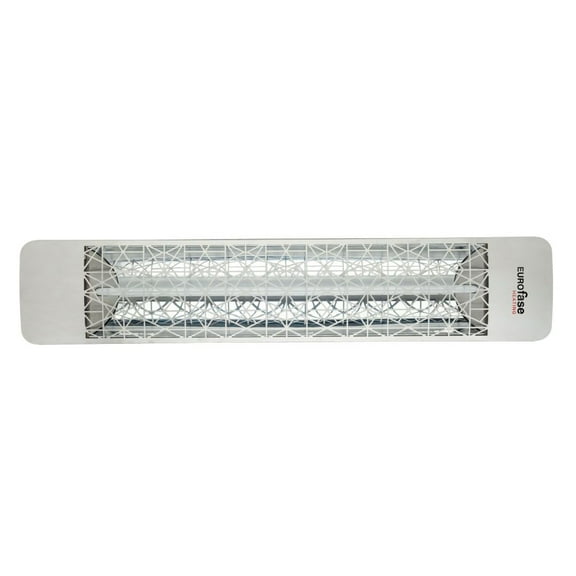 Eurofase Heating - 2500 Watt Single Element 39 Inch Electric Patio Heater-240 Voltage-Stainless Steel Finish-Astra Decorative Fascia